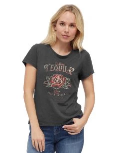 Flag & Anthem LA ROSA TEQUILA BURNOUT TEE