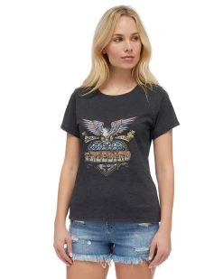 Flag & Anthem FREE BIRD BURNOUT TEE Women