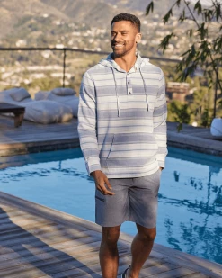 Flag & Anthem Men RADCLIFF STRIPED HOODED HENLEY