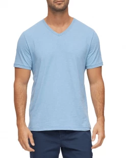 Flag & Anthem Men CHATHAM BURNOUT SLUB V-NECK TEE