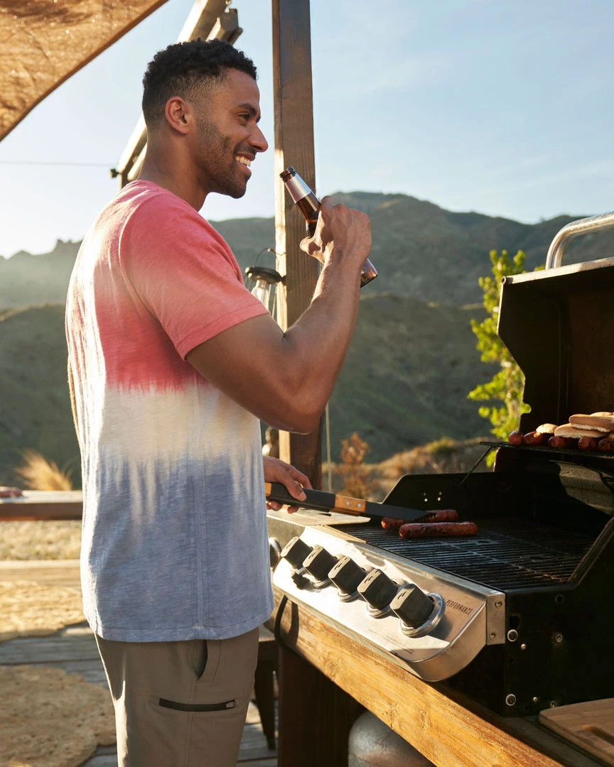 Flag & Anthem Men CONCORD SLUB DIP-DYE CREWNECK TEE 4 Flag & Anthem Men CONCORD SLUB DIP-DYE CREWNECK TEE
