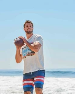 Flag & Anthem HAWKINS STRIPED SWIM SHORT - 10