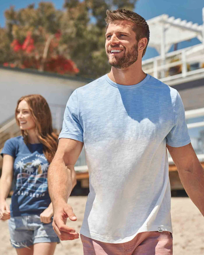 Flag & Anthem Men CONCORD SLUB DIP-DYE CREWNECK TEE 5 Flag & Anthem Men CONCORD SLUB DIP-DYE CREWNECK TEE