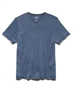 Flag & Anthem Men CHATHAM BURNOUT SLUB V-NECK TEE BIG & TALL