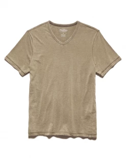Flag & Anthem CHATHAM BURNOUT SLUB V-NECK TEE