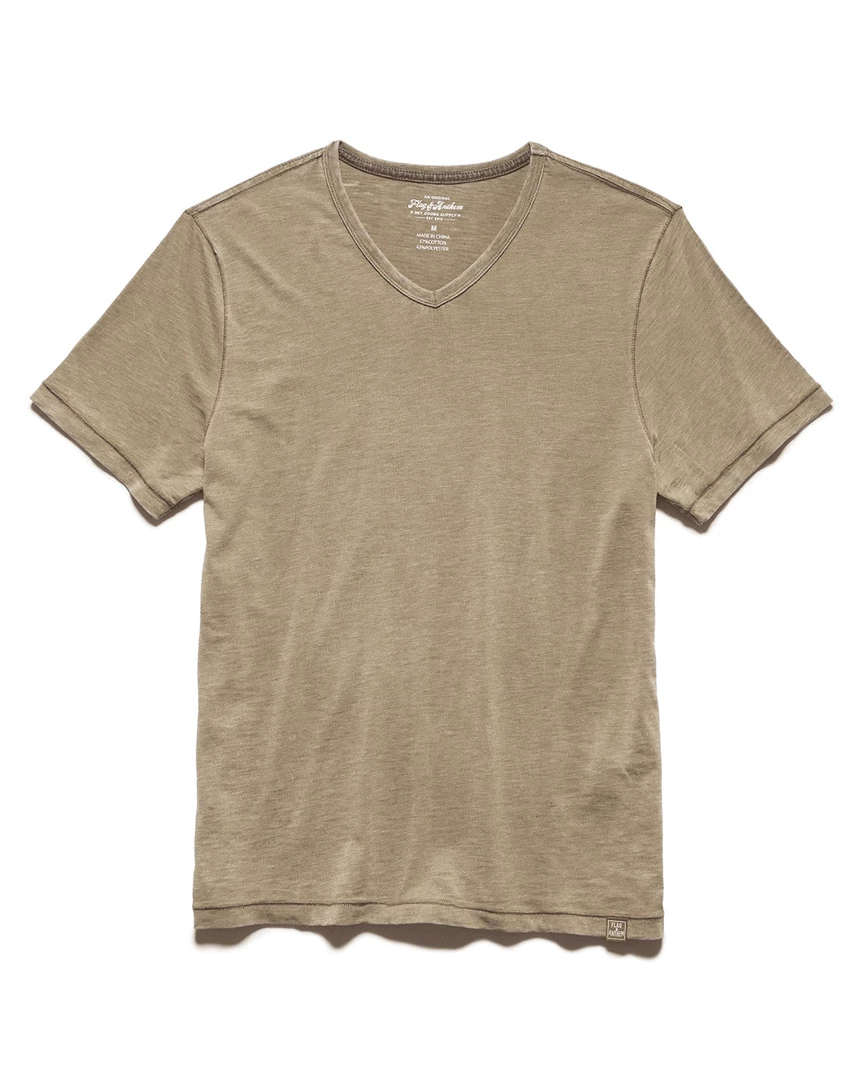 Flag & Anthem CHATHAM BURNOUT SLUB V-NECK TEE BIG & TALL 2 Flag & Anthem CHATHAM BURNOUT SLUB V-NECK TEE BIG & TALL