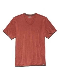 Flag & Anthem CHATHAM BURNOUT SLUB V-NECK TEE Men