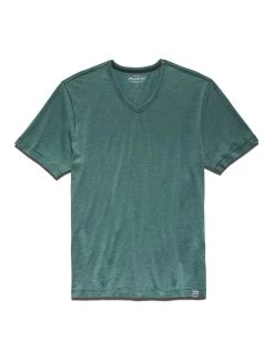 Flag & Anthem Men CHATHAM BURNOUT SLUB V-NECK TEE