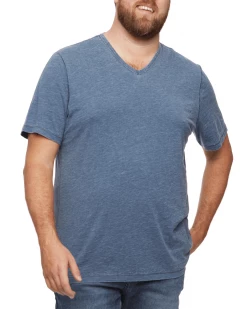 Flag & Anthem Men CHATHAM BURNOUT SLUB V-NECK TEE BIG & TALL
