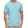 Flag & Anthem CHATHAM BURNOUT SLUB SS HENLEY Men