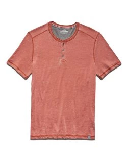 Flag & Anthem Men CHATHAM BURNOUT SLUB SS HENLEY