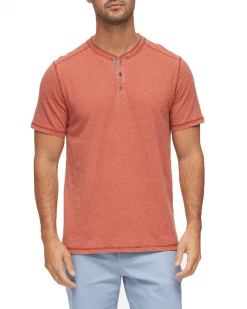 Flag & Anthem Men CHATHAM BURNOUT SLUB SS HENLEY