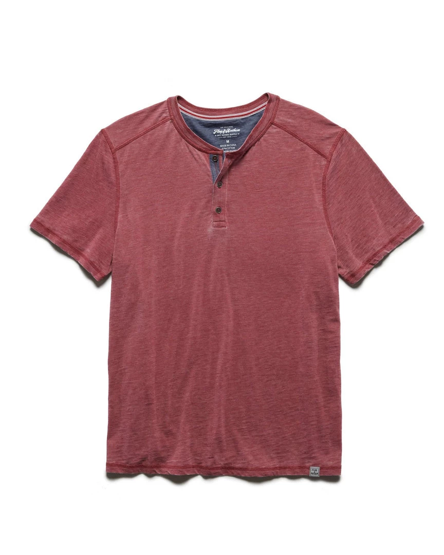 Flag & Anthem CHATHAM BURNOUT SLUB SS HENLEY Men 2 Flag & Anthem CHATHAM BURNOUT SLUB SS HENLEY Men
