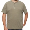 Flag & Anthem CHATHAM BURNOUT SLUB SS HENLEY BIG & TALL Men