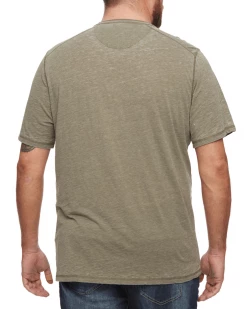 Flag & Anthem CHATHAM BURNOUT SLUB SS HENLEY BIG & TALL Men