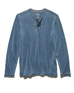 Flag & Anthem CHATHAM BURNOUT SLUB HENLEY Men