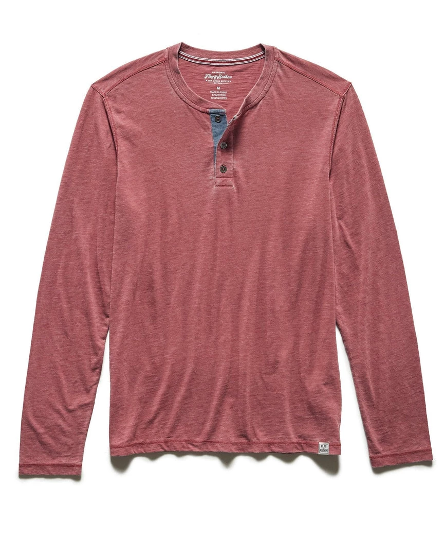 Flag & Anthem Men CHATHAM BURNOUT SLUB HENLEY BIG & TALL 2 Flag & Anthem Men CHATHAM BURNOUT SLUB HENLEY BIG & TALL