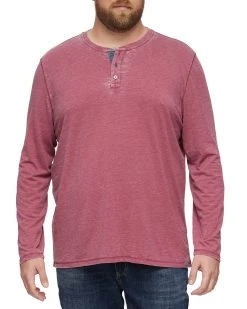 Flag & Anthem Men CHATHAM BURNOUT SLUB HENLEY BIG & TALL