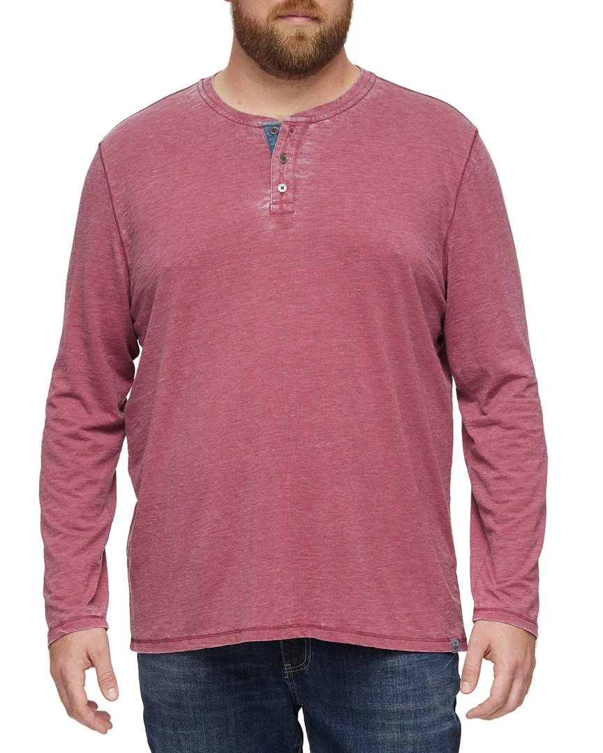 Flag & Anthem Men CHATHAM BURNOUT SLUB HENLEY BIG & TALL 1 Flag & Anthem Men CHATHAM BURNOUT SLUB HENLEY BIG & TALL