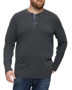 Flag & Anthem CHATHAM BURNOUT SLUB HENLEY BIG & TALL Men