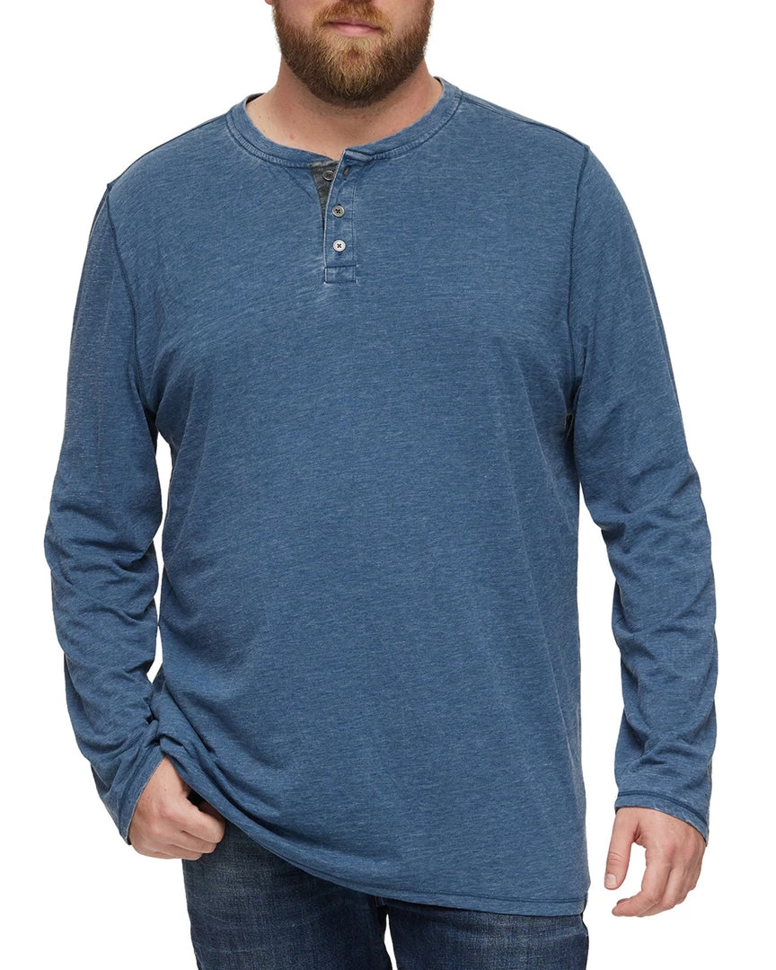 Flag & Anthem CHATHAM BURNOUT SLUB HENLEY TALL 1 Flag & Anthem CHATHAM BURNOUT SLUB HENLEY TALL