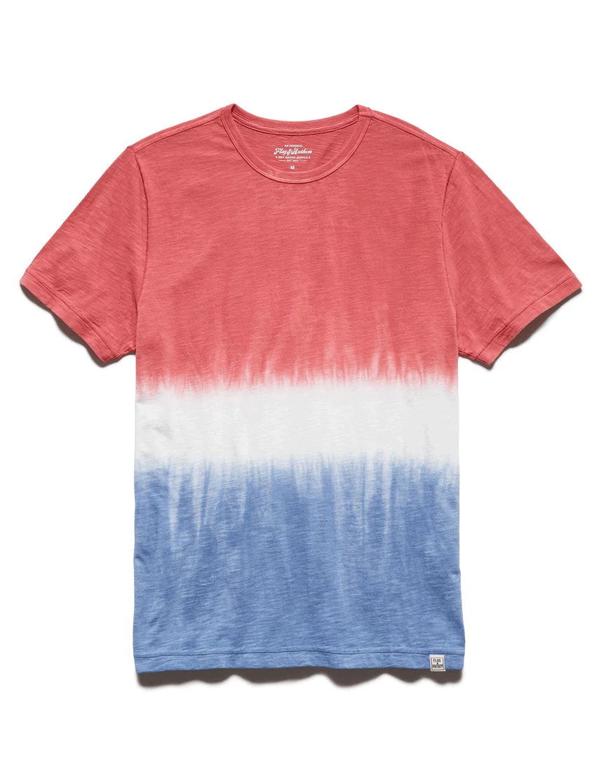 Flag & Anthem Men CONCORD SLUB DIP-DYE CREWNECK TEE 2 Flag & Anthem Men CONCORD SLUB DIP-DYE CREWNECK TEE