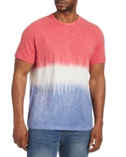 Flag & Anthem Men CONCORD SLUB DIP-DYE CREWNECK TEE