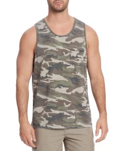 Flag & Anthem MALTA BURNOUT CAMO POCKET TANK