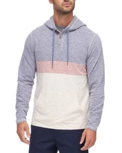 Flag & Anthem LINCOLN COLORBLOCK SLUB HOODED HENLEY