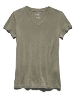 Flag & Anthem Women BREVARD BURNOUT V-NECK TEE