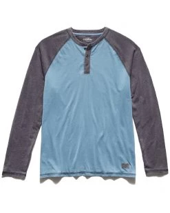 Flag & Anthem Men ROWLETT BURNOUT RAGLAN HENLEY