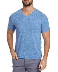 Flag & Anthem Men BISCOE STRIPED V-NECK TEE