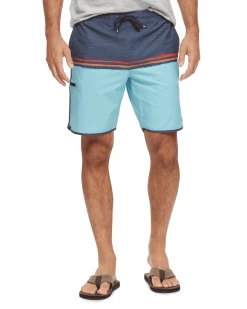 Flag & Anthem Men NORTON COLORBLOCK STRIPED SWIM SHORT - 8" INSEAM