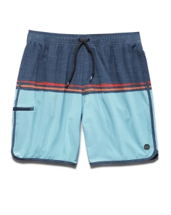 Flag & Anthem Men NORTON COLORBLOCK STRIPED SWIM SHORT - 8" INSEAM