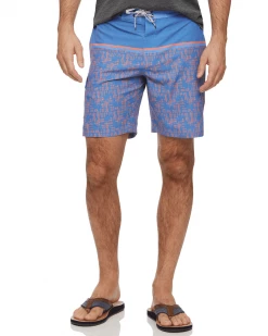 Flag & Anthem LARGO CROSSHATCH PACKABLE BOARD SHORT - 8" INSEAM