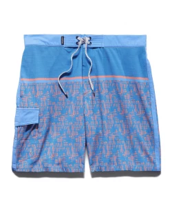 Flag & Anthem LARGO CROSSHATCH PACKABLE BOARD SHORT - 8" INSEAM