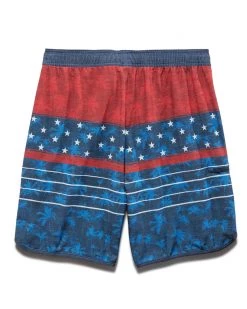 Flag & Anthem AUSTELL STARS & STRIPES SWIM SHORT - 8" INSEAM