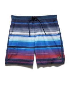 Flag & Anthem Men BEECH STRIPED BOARD SHORT - 8" INSEAM