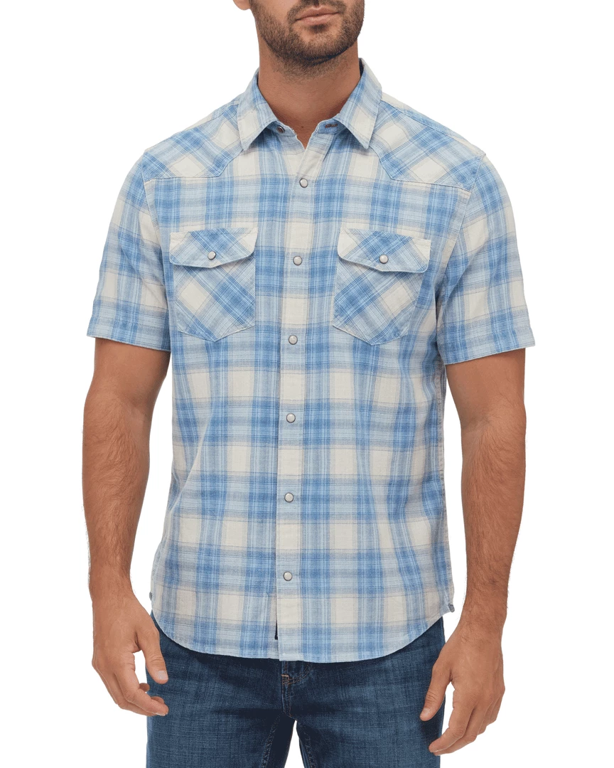 Flag & Anthem RAMER VINTAGE WASHED WESTERN SHIRT Men 1 Flag & Anthem RAMER VINTAGE WASHED WESTERN SHIRT Men