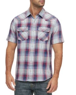 Flag & Anthem Men GROVETON VINTAGE WASHED SS WESTERN SHIRT