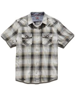 Flag & Anthem Men GROVETON VINTAGE WASHED SS WESTERN SHIRT