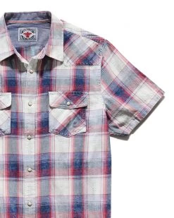 Flag & Anthem Men GROVETON VINTAGE WASHED SS WESTERN SHIRT