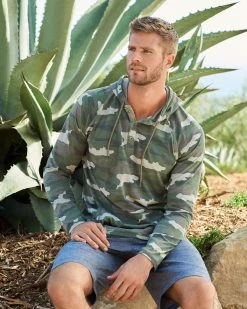 Flag & Anthem Men DUNBARTON CAMO BURNOUT HOODIE