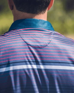 Flag & Anthem Men HAVEN STRIPED PERFORMANCE POLO