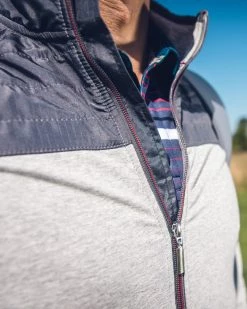 Flag & Anthem MADEFLEX MOVEMENT COLORBLOCK FULL-ZIP MOCKNECK JACKET