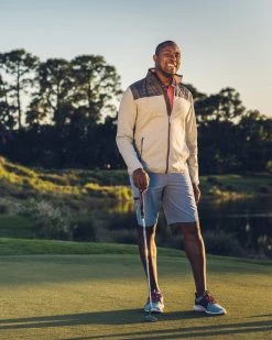 Flag & Anthem MADEFLEX MOVEMENT COLORBLOCK FULL-ZIP MOCKNECK JACKET