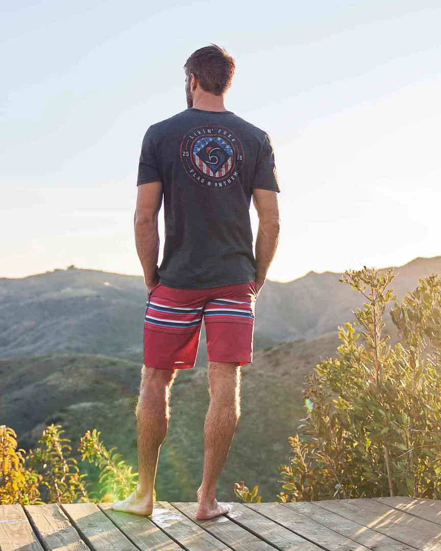 Flag & Anthem Men ROCKAWAY STRIPED BOARD SHORT - 10" INSEAM 6 Flag & Anthem Men ROCKAWAY STRIPED BOARD SHORT - 10" INSEAM