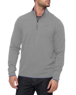 Flag & Anthem Men MADEFLEX DUAL-KNIT REVERSIBLE ¼-ZIP PULLOVER