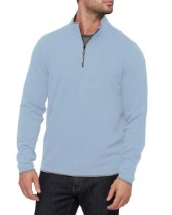 Flag & Anthem Men MADEFLEX DUAL-KNIT REVERSIBLE ¼-ZIP PULLOVER