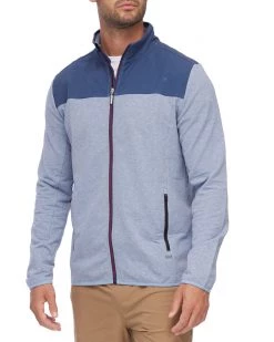 Flag & Anthem MADEFLEX MOVEMENT COLORBLOCK FULL-ZIP MOCKNECK JACKET